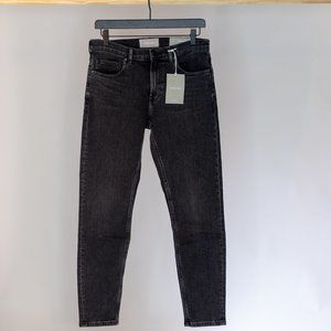 NWT Everlane Midrise Skinny Black Jeans